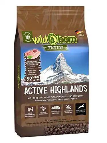 Wildborn Active Highlands 2kg Hundefutter für aktive Hunde