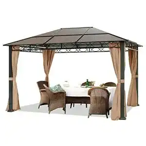 Pavillon 3×4 m TOOLPORT wasserdicht aus Aluminium