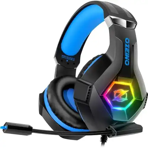 Ozeino Gaming Headset für PS4, PS5 und PC