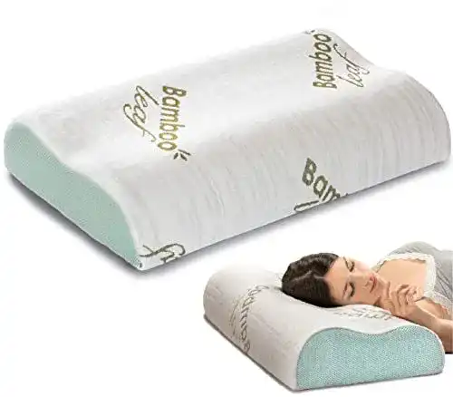 Anti-Schnarch-Kissen Flowen mit Memory Foam für Nackenstütze