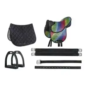 Reitsattel Hkm Sattel-Set für Shetty und Mini Shetty