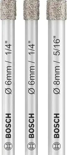 Diamantbohrer Bosch PRO Ceramic Dry Bohrer-Set, zylindrisch, 3-teilig