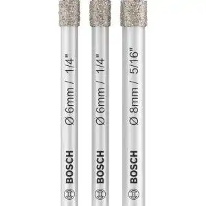 Diamantbohrer Bosch PRO Ceramic Dry Bohrer-Set, zylindrisch, 3-teilig