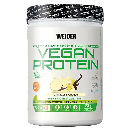 Weider Vegan Protein Vanille 750 g Pflanzliches Eiweiß