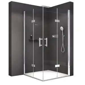 Bernstein Duschkabine Eckdusche mit Falttüren DX213