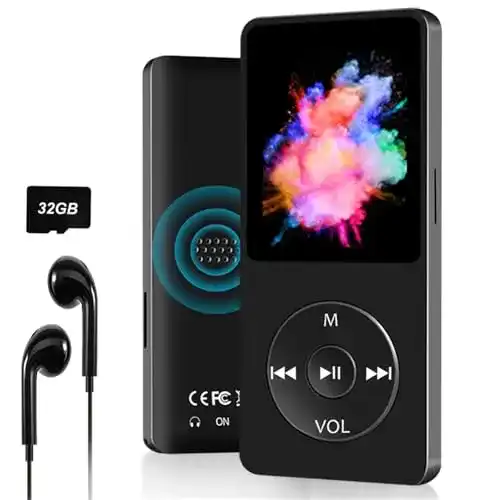 Aigital MP3-Player Sport mit Bluetooth und 32GB Speicher