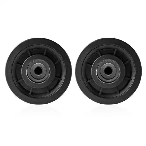 Riemenscheibe Jiuzcare 90mm Seilrolle mit Umlenkrolle und Universallager