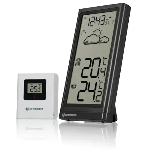 Bresser Wetterstation mit Außensensor und Funkverbindung