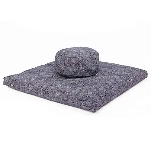 Meditationsmatte und Kissen Set aus der Maharaja Collection