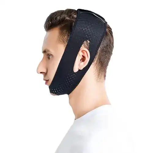 Schnarchmaske Rienan mit Kinnband gegen Schlafapnoe
