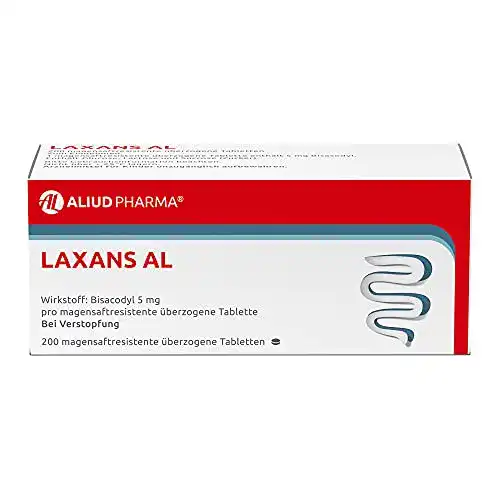 Abführmittel Laxans AL Dragees mit Bisacodyl, 200 Tabletten