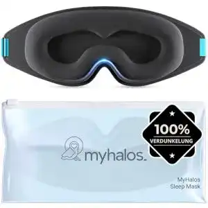 Schlafmaske myhalos für Damen und Herren 3D Verdunkelung