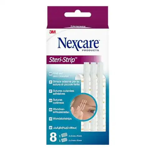 Klammerpflaster Nexcare Steri-Strip Wundverschlussstreifen 8 Stück