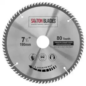 Sägeblatt 190×30 mm TCT19080T für Bosch, Makita, Dewalt