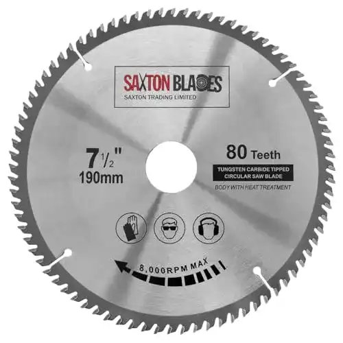 Sägeblatt 190×30 mm TCT19080T für Bosch, Makita, Dewalt