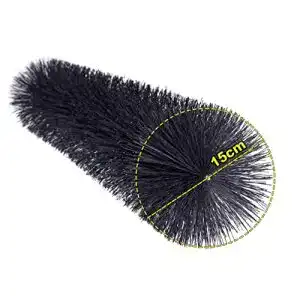 Dachrinnenbürste aus deutscher Produktion, Ø 15 cm, Laub- und Marderschutz
