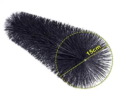 Dachrinnenbürste aus deutscher Produktion, Ø 15 cm, Laub- und Marderschutz