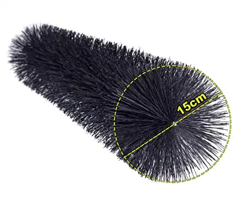 Dachrinnenbürste aus deutscher Produktion, Ø 15 cm, Laub- und Marderschutz
