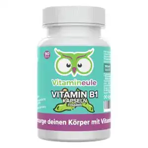 Vitamin B1 Kapseln mit 200 mg Thiamin, hochdosiert und vegan
