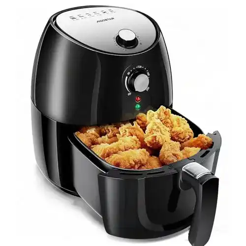 Aigostar Heißluftfritteuse 3,5 Liter, 1500 Watt für kleine Haushalte