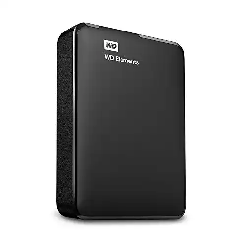 Externe Festplatte mit 3 TB Speicherplatz von WD Elements