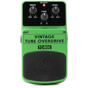 Behringer Vintage Tube Overdrive TO800 Pedal für authentischen Röhrensound