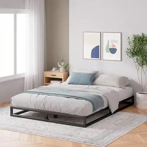 Bett 140×200 Zinus Joseph mit Stauraum und 15 cm Höhe
