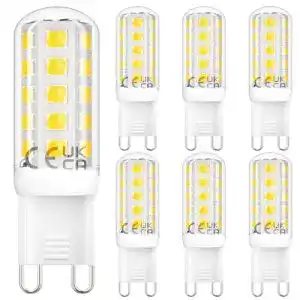 Dicuno G9 LED Lampe dimmbar 2,6W für 30W Halogen, 5000K Kaltweiß