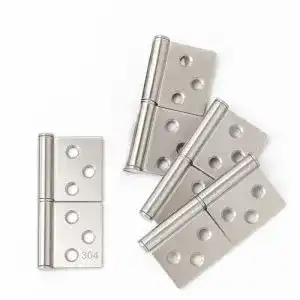 Scharniere Euro Tische klappbar 80 x 50 x 7 mm aus Edelstahl