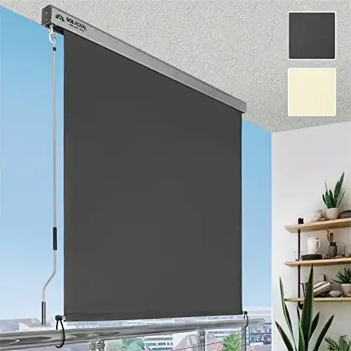 Senkrechtmarkise Sol Royal 160×250 cm MS5 Robuste Markise für Balkon und Terrasse