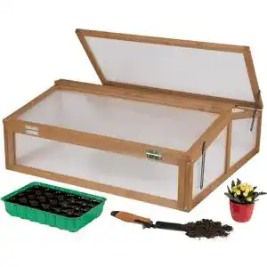 Hochbeet-Abdeckung Needs&Wants Frühbeet Aufsatz klein aus Holz