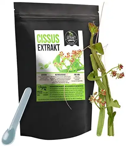 Cissus quadrangularis Extrakt Pulver mit Ketosterone – 100g