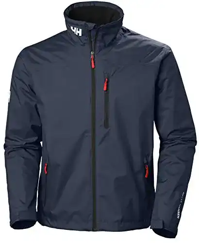 Segeljacke für Herren von Helly Hansen Crew Midlayer in Marineblau