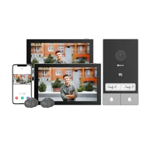 Ezviz 2K Video-Türsprechanlage für 2-Familienhäuser mit Touchscreens