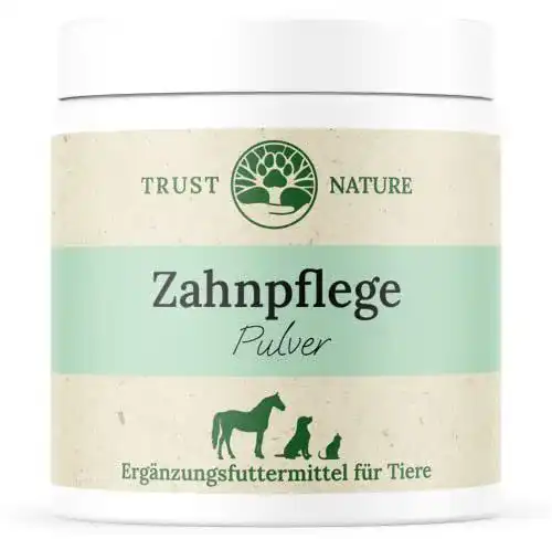 Zahnpflege Pulver für Hunde und Katzen von Trust Nature
