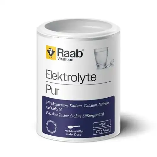 Elektrolyt-Pulver Raab Vitalfood Elektrolyte Pur 170 g ohne Zucker