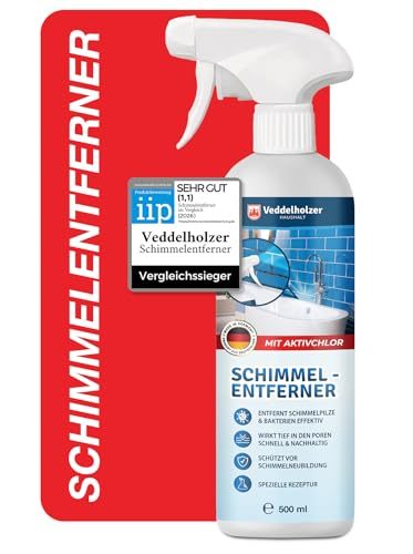 Schimmelspray Veddelholzer 500 ml Schimmelentferner mit Aktivchlor
