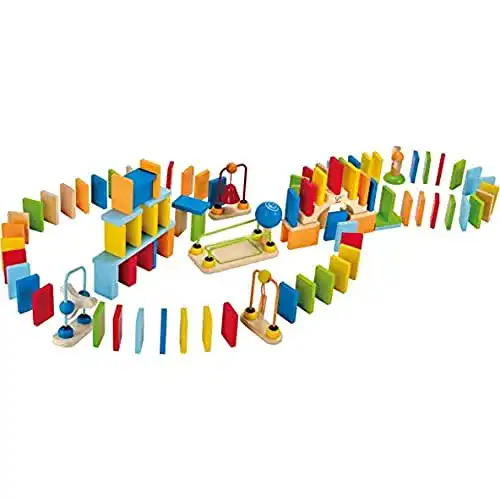 Dominosteine Hape Early Explorer Holz Domino-Set für Kinder