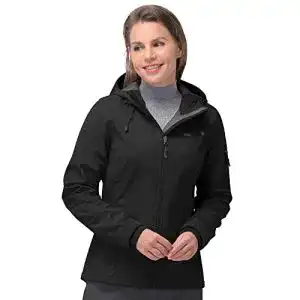 Softshelljacke für Damen, wasserdicht und atmungsaktiv, warm und funktional