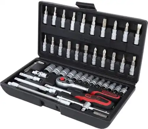 Steckschlüsselsatz KS Tools 911.0646 1/4 Zoll mit 46 Teilen