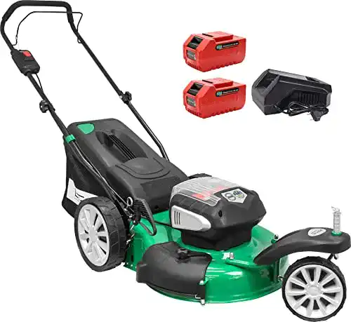 Güde Akku Rasenmäher Trike 460/40-5.0 S mit 40 V und 46 cm Schnittbreite