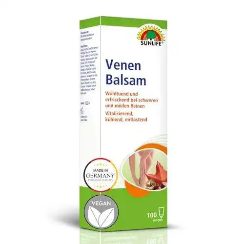 Venensalbe Sunlife Venen Balsam 100g – kühlende Pflege für Beine und Venen