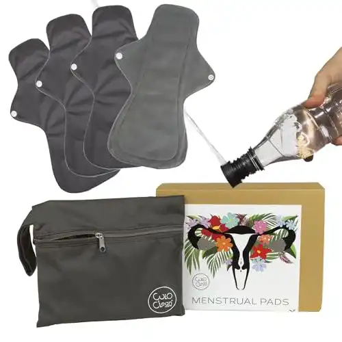 Waschbare Binden CuloClean 4er Pack (L) aus Bambusfaser