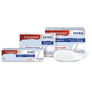 Canesten Extra Nagelset zur Behandlung von Nagelpilz mit Salbe