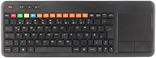 GeneralKeys Tastatur mit Touchpad für Samsung TV und PC