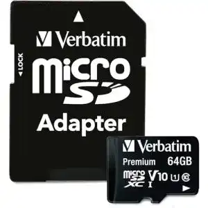 Verbatim Premium Micro SDXC Speicherkarte 64 GB mit Adapter
