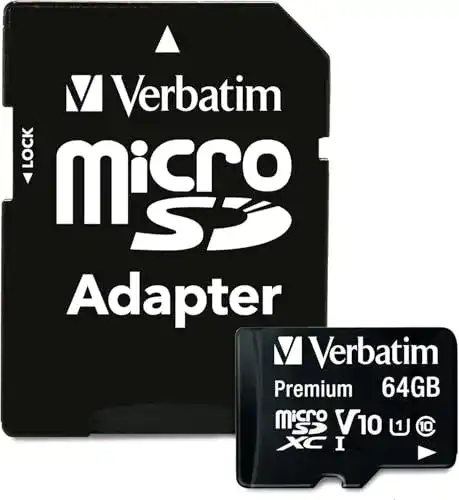 Verbatim Premium Micro SDXC Speicherkarte 64 GB mit Adapter