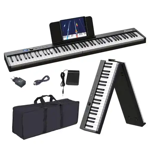 Faltbares Klavier mit 88 Tasten von OYAYO – Tragbare Tastatur