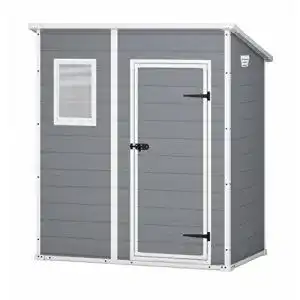 Keter Gartenhaus Manor Pent aus Polypropylen mit Pultdach