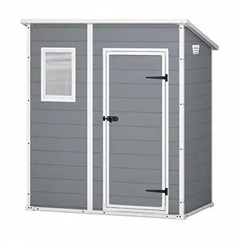 Keter Gartenhaus Manor Pent aus Polypropylen mit Pultdach